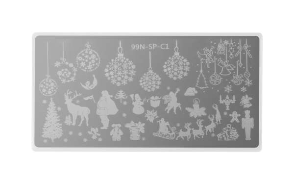 Special Stamping Plate - White Christmas