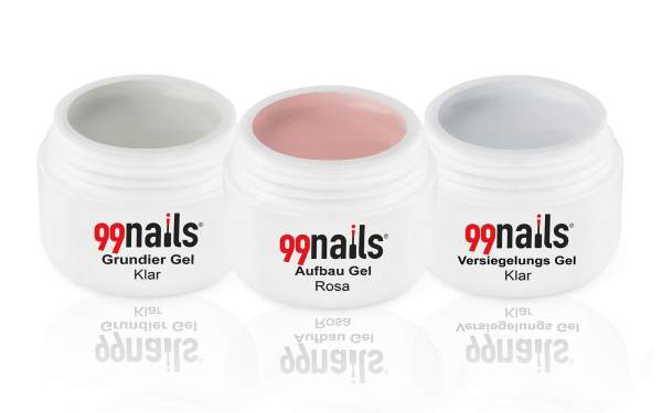 3 Step Gel Set - Light Pink 5ml