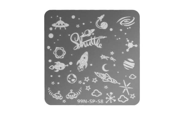 Square Stamping Plate - Shuttle